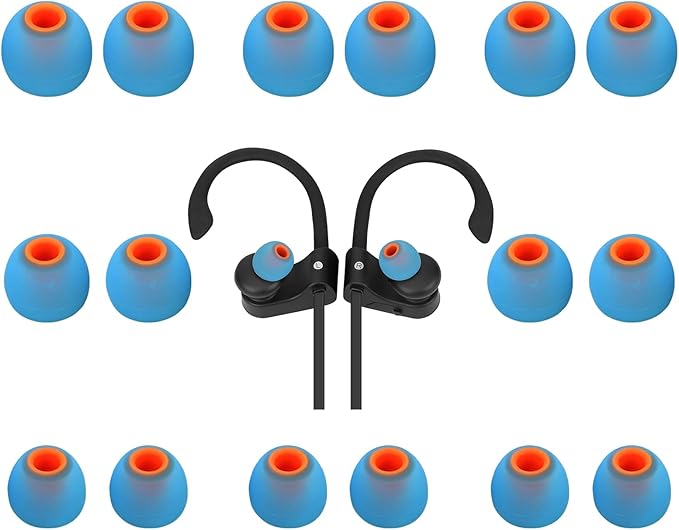 Earbud Tips Ear Bud Tips Soft Anti Slip Washable and Reusable Silicone by Unknown