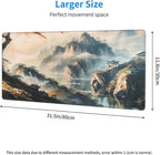 Large Mouse Pads Anime Landscape Mountain Wilderness Wonderland Non-Slip Rubber - Image 4
