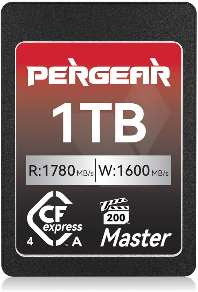 Pergear 1TB CFexpress 4.0 Type A Memory Card, by PERGEAR