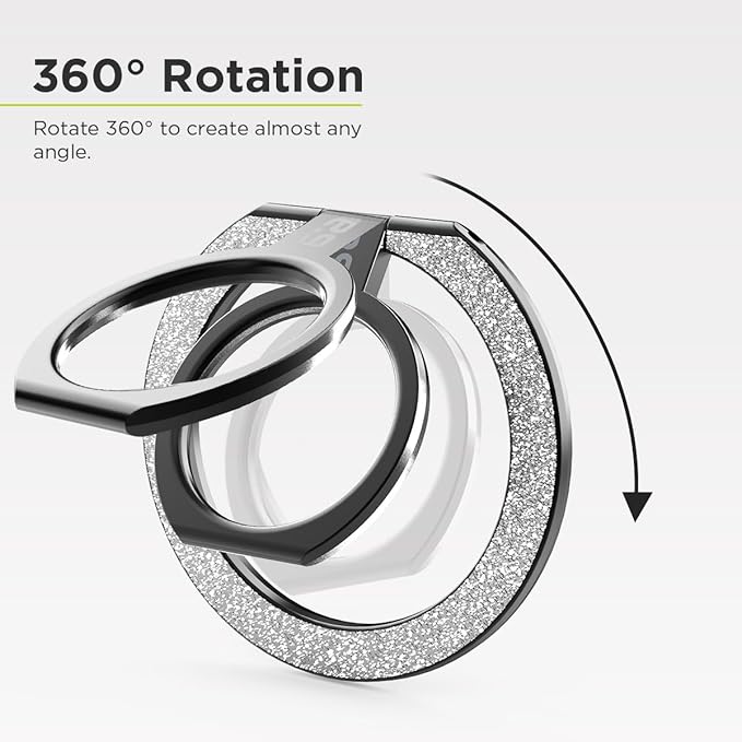 PureGear Magnetic Phone Grip Ring Stand, Magnetic Phone Ring Holder - Image 5