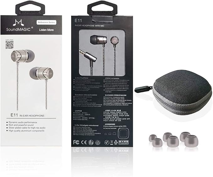 SoundMAGIC E11 Wired Earbuds No Microphone HiFi Stereo Earphones Noise - Image 7