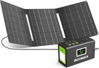 Solar Generator, 127W 88.8Wh Portable Power Station by mormluck