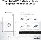 WD22TB4 Dell Docking Station Thunderbolt 4 Dock, 180W AC Adapter, HDMI Cable - Image 6