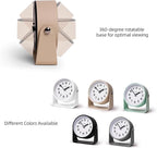 Analog Alarm Clock, Silent Non-Ticking Quartz Movement, Battery-Operated - Image 4