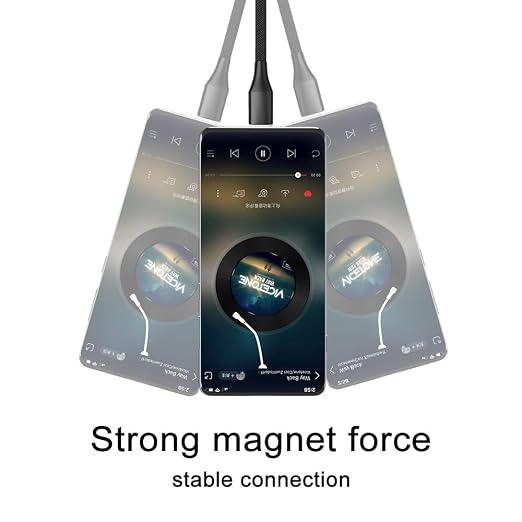 N. NETDOT Magnetic Charging Cable, Gen10 Nylon Braided 2-in-1Magnetic Phone - Image 5