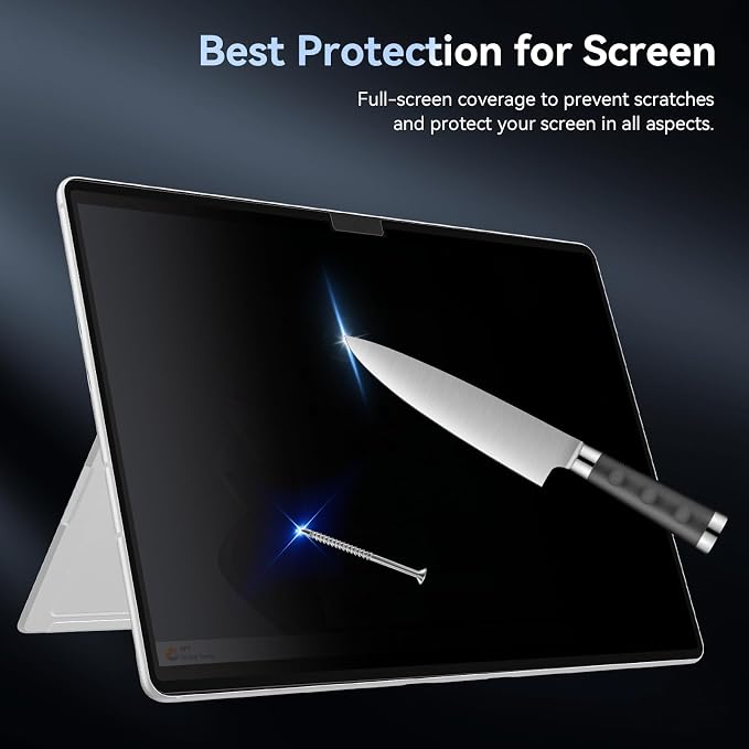 Privacy Filter Compatible with Microsoft Surface Pro 10 / 9 / 8 / X, Easy - Image 7