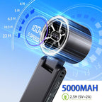 CAZOKASI Rechargeable Strong Wind Handheld Fan - Image 5
