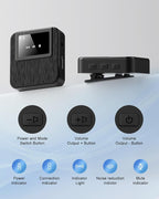 3-in-1 Mini Microphone for iPhone, Camera - 328ft Long Range - Image 8