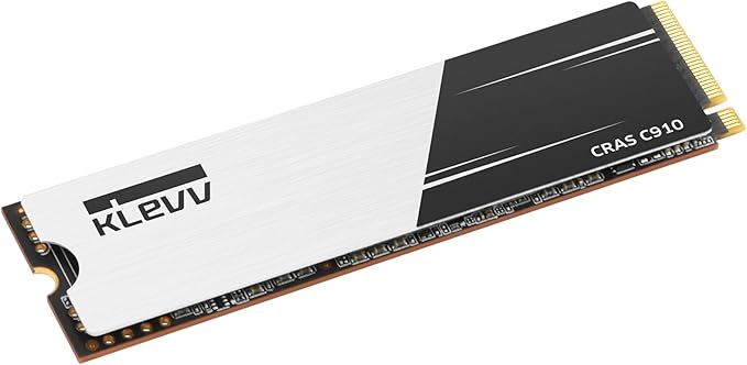 KLEVV CRAS C910 4TB M.2 2280 NVMe PCIe Gen4x4 Laptop & Desktop Internal SSD by HOME