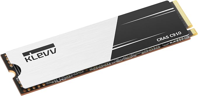 KLEVV CRAS C910 500GB M.2 2280 NVMe PCIe Gen4x4 Laptop & Desktop Internal SSD by HOME