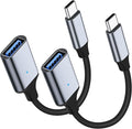 USB C to USB 3.0 Adapter, Type C Male to USB Female OTG Cable Thunderbolt3 to by QimKero