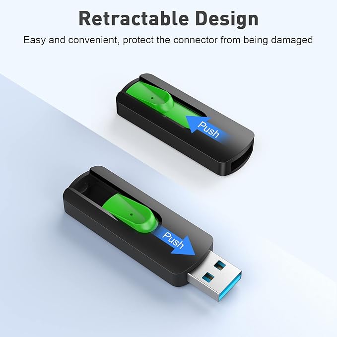 RAOYI 5 Pack 64GB USB 3.0 Flash Drive, High Speed Memory Stick Thumb Drives - Image 3