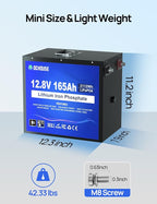 DC HOUSE 12V 165Ah LiFePO4 Lithium Battery, Safer Metal Case, 12V Lithium - Image 8