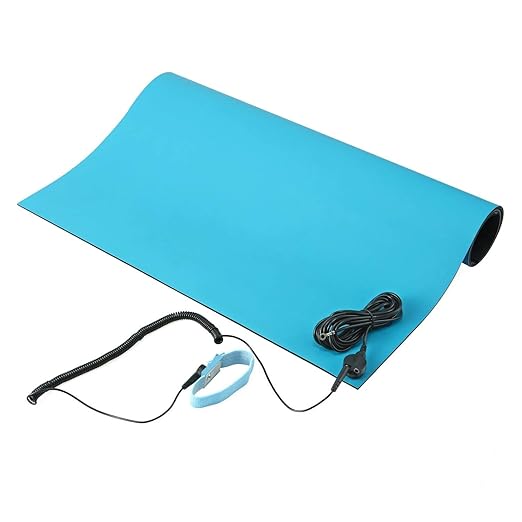 MWRF Source ESD Mat Kit with Wrist Strap and Grounding Cord by MWRF+Source