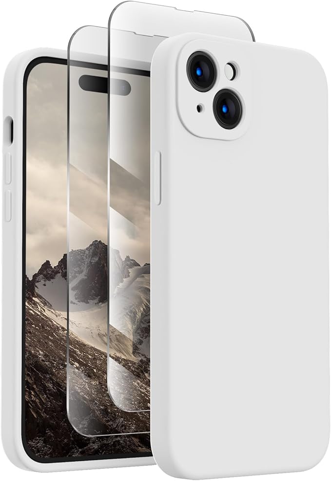 FireNova Designed for iPhone 15 Plus Case, Silicone Case with, Soft by FireNova