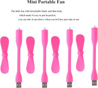 Mini USB Fan, Portable Pocket Fan USB-A Powered Little Cooler, Quiet Operation - Image 6