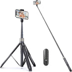 ATUMTEK 65" Selfie Stick Tripod, All in One Extendable Phone Tripod Stand by ATUMTEK