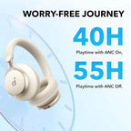 Soundcore by Anker, Space One, Active Noise Cancelling Headphones, 2X Stronger - Image 6
