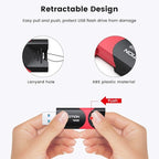 USB 3.0 Flash Drive KOOTION 10 Pack 16GB USB 3.0 Thumb Drive Retractable 16G - Image 2