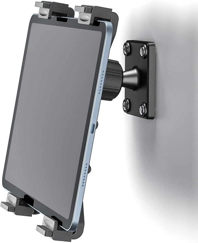 PLDHPRO Tablet Wall Mount, 360° Rotation Universal iPad Holder Stand Compatible by Pldhpro