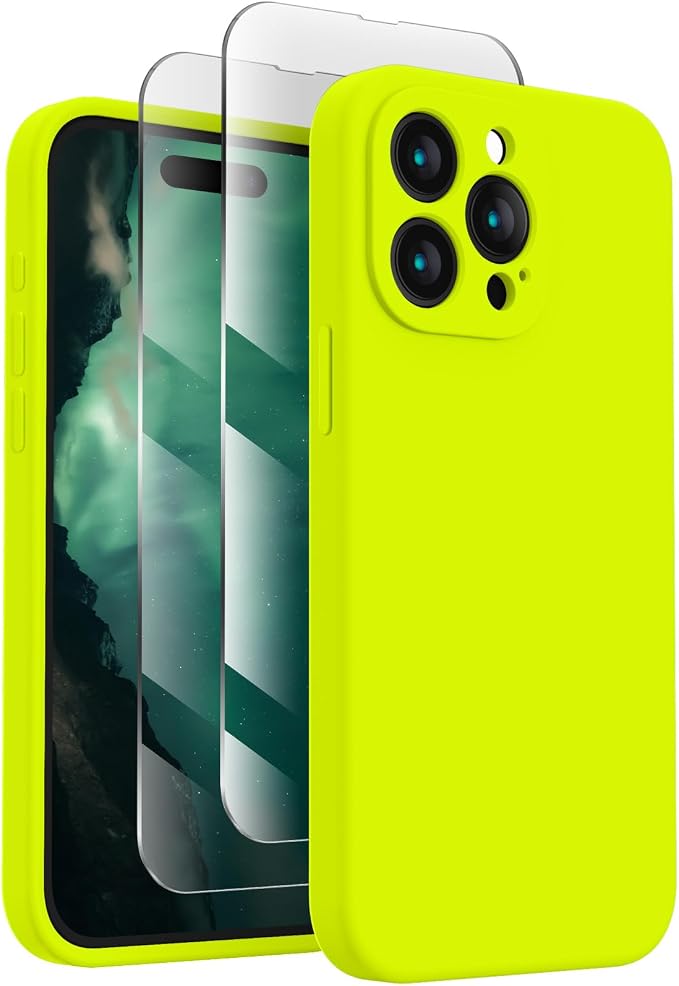 FireNova Designed for iPhone 15 Pro Case, Silicone Upgraded Phone Case with by FireNova