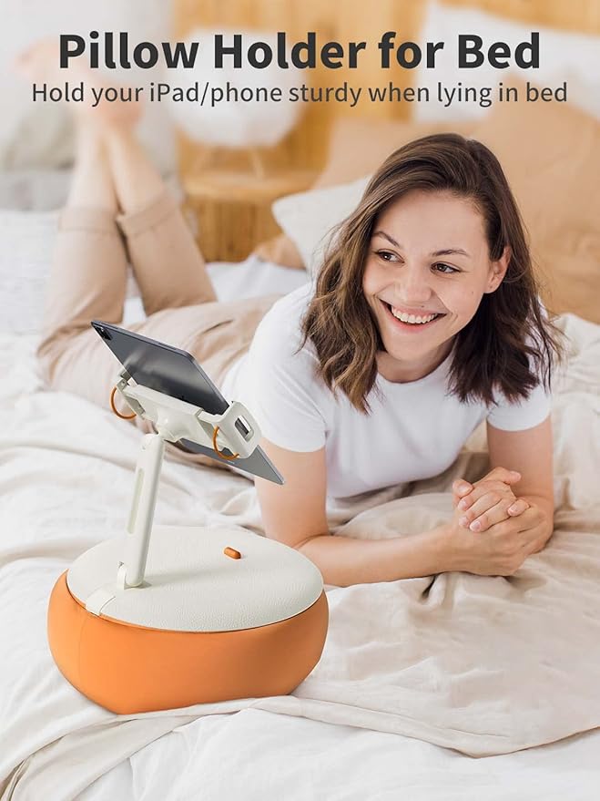 SAIJI Tablet Holder Pillow, Kindle Holder Compatible - Image 2
