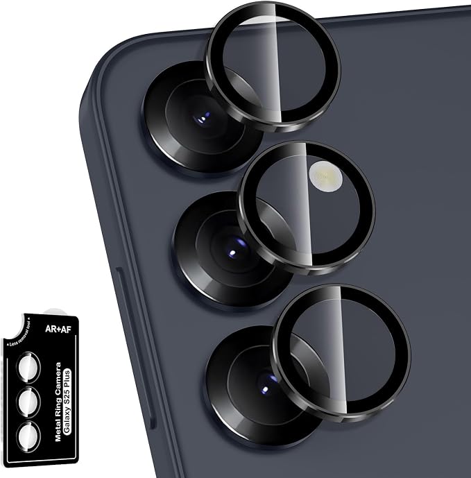 for Samsung Galaxy S25 Plus Camera Lens Protector, Individual Metal Ring by Btscase