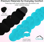 Cloud Wrist Rest for Computer Keyboard, 4-in-1 Memory Foam Leather Cloud - Image 6