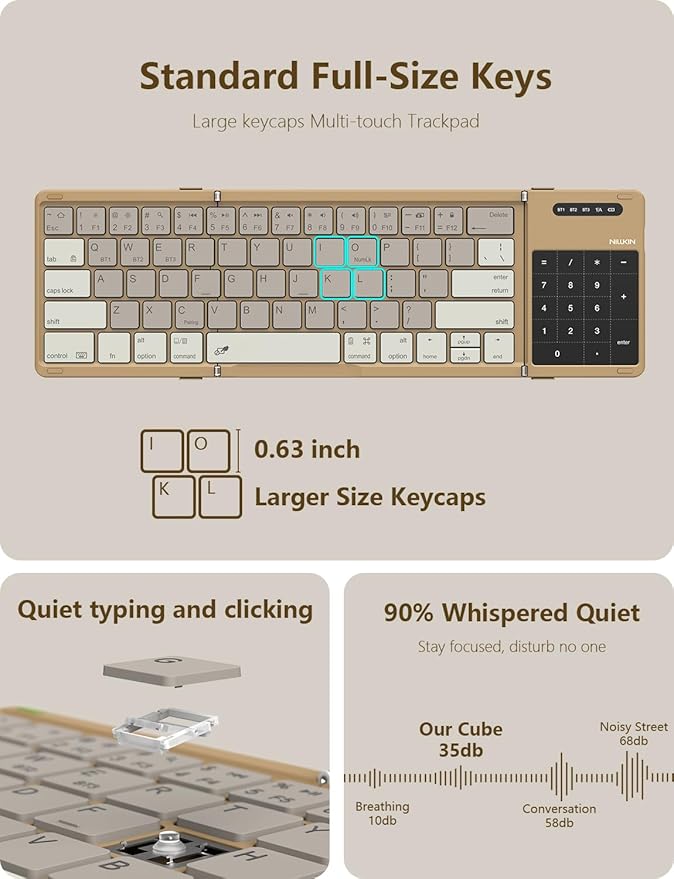 Nillkin Foldable Bluetooth Keyboard - Image 3