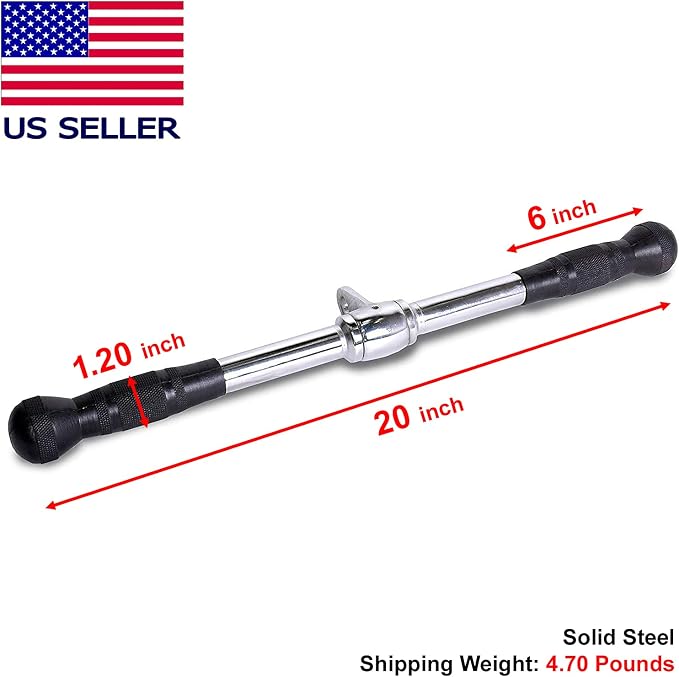 FITNESS MANIAC Strength Training Gym Accessories Home Gym Cable Attachments - Image 4