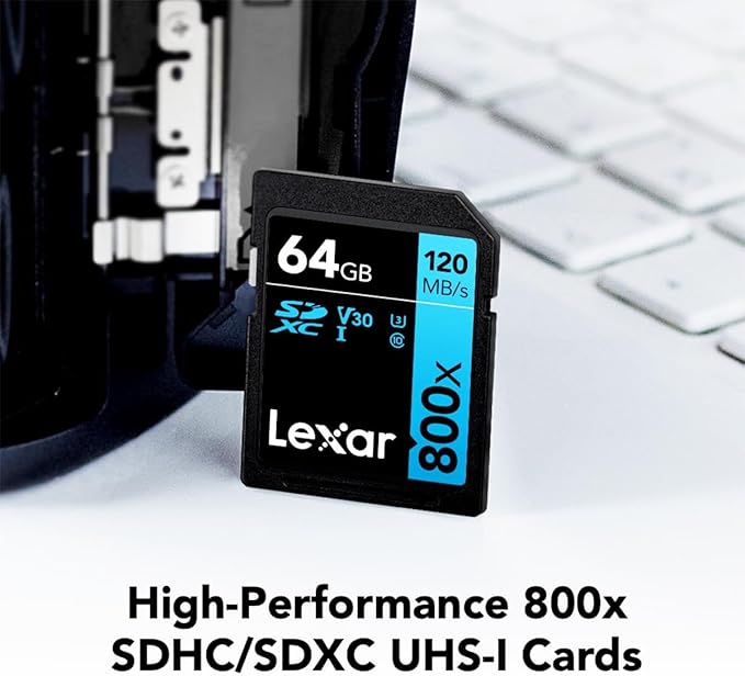 Lexar High-Performance 800x 64GB SDXC UHS-I Memory Cards, Full-HD & 4K Video - Image 2