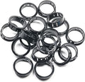 1-3/8" Black Snap-in Knockout Insulating Bushing Grommets, Plastic Cable Hole by EASYEAH
