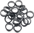1-3/8" Black Snap-in Knockout Insulating Bushing Grommets, Plastic Cable Hole by EASYEAH