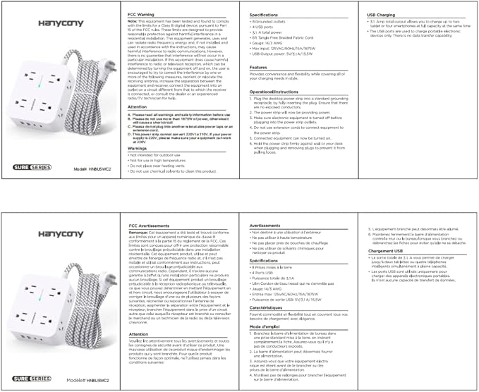 Surge Protector Power Strip - Image 9