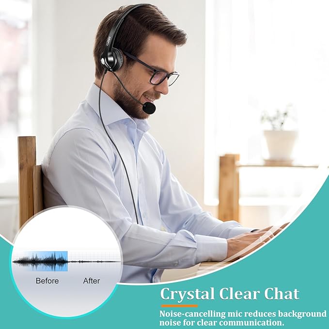 Callez 3.5mm Headset with Microphone Noise Cancelling - Image 2