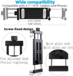 All-Aluminum Heavy Duty Drill Base Tablet Holder Mount - Image 4