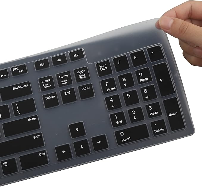 Keyboard Cover Skin for Dell KM636 KB216 KB216t KB216d KB216p Wired & Wireless - Image 5