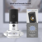 FIFINE USB Recording Microphone Kit, Studio Condenser Microphone - Image 2