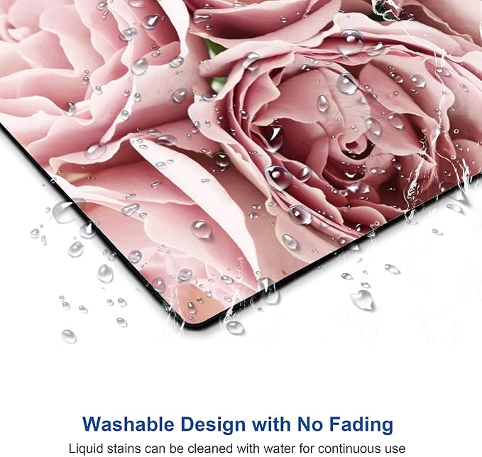 Hokafenle Mouse Pad Flower, Cute Floral Mouse Pads - Image 4