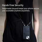 alto Crossbody Phone Lanyard: detachable patch, nylon strap - Image 2