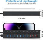 Powered USB Hub, 10-Port USB Splitter Hub - Image 8