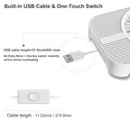 X3 USB Cooling Fan, 18dB Ultra-Quiet 140mm USB PC Fan - Image 5