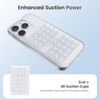 Klearlook 4Pack Silicone Suction Cup Phone Case Mount Double Sided, Sticky - Image 3