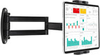 Foldable iPad Wall Mount Holder, Aluminium Extendable Tablet Wall Mount by Mippko