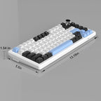 MageGee 75% Mechanical Gaming Keyboard, Compact Blue Backlit Wired Gaming - Image 8