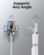 TODI 63" Phone Tripod, Extendable Selfie Stick - Image 6