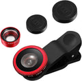 External Lens for Mobile Phone 3-in-1 Fisheye Macro Wide Angle Lens by Hemobllo