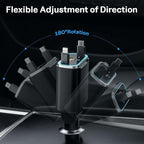 iPhone Car Charger, 4 in 1 Retractable Fast Car Phone Charger Adapter 131W - Image 6