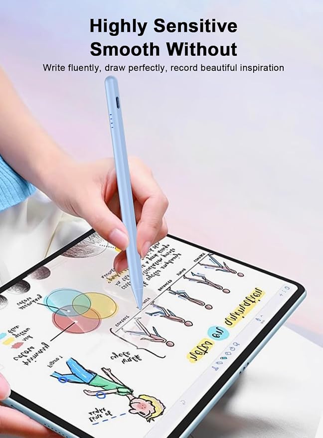 Stylus Pen for Android Tablet/Phone Pom Tips Fast Charge Stylus Pen for iPhone - Image 7