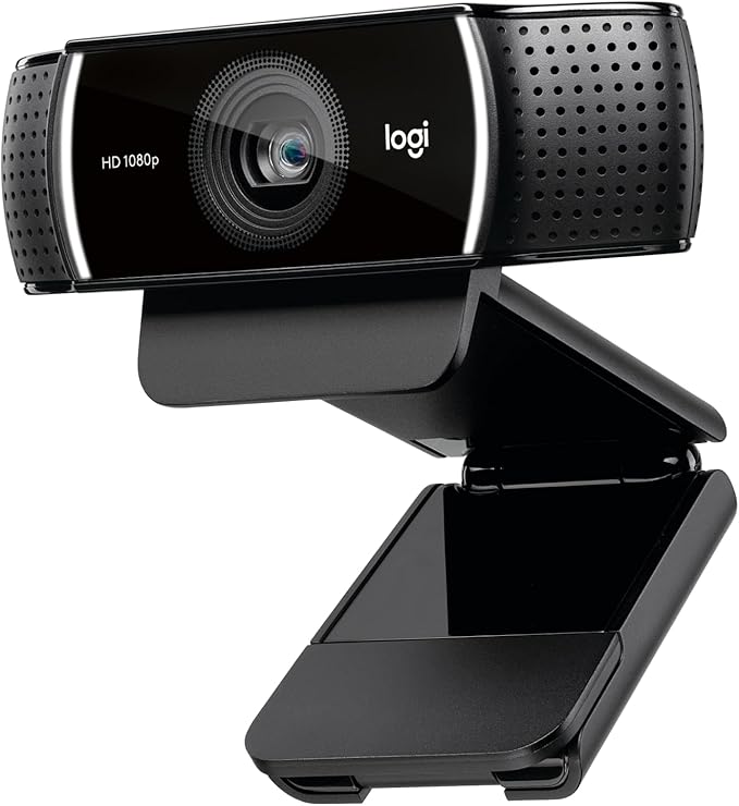 Logitech C922x HD Pro Webcam, Full HD 1080p/30fps Video, HD Light Correction by Logitech